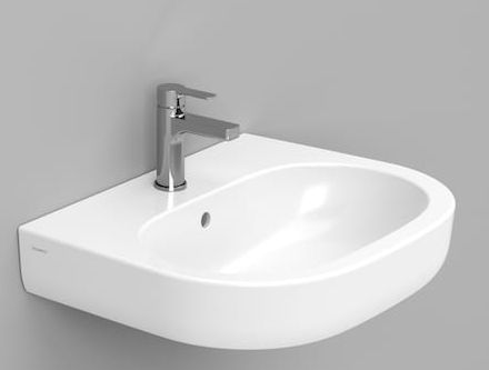 Darmowa Dostawa - Umywalka 60x48 cm owalna ścienna biała Ceramica Dolomite Mirto D461201