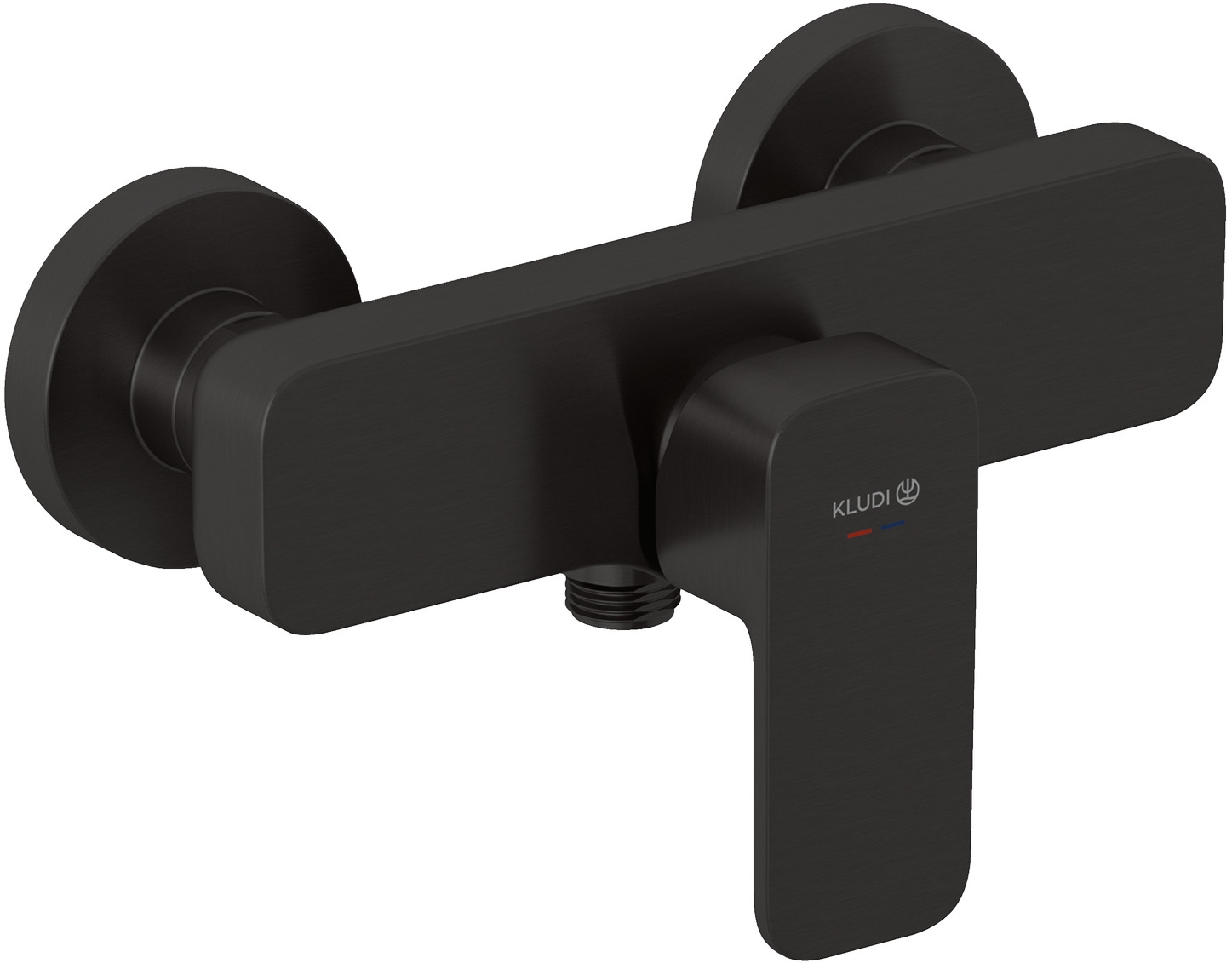 Darmowa Dostawa - Bateria prysznicowa ścienna czarna Kludi Renon 42831N275