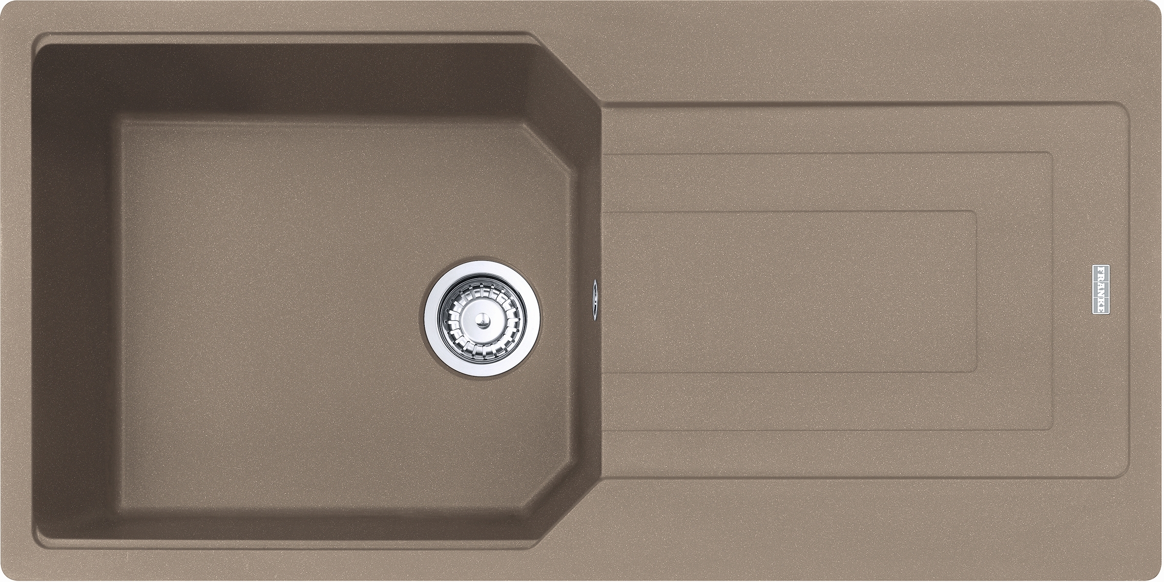 Darmowa Dostawa - Zlewozmywak granitowy 100x50 cm brązowy Franke Urban 1140687291