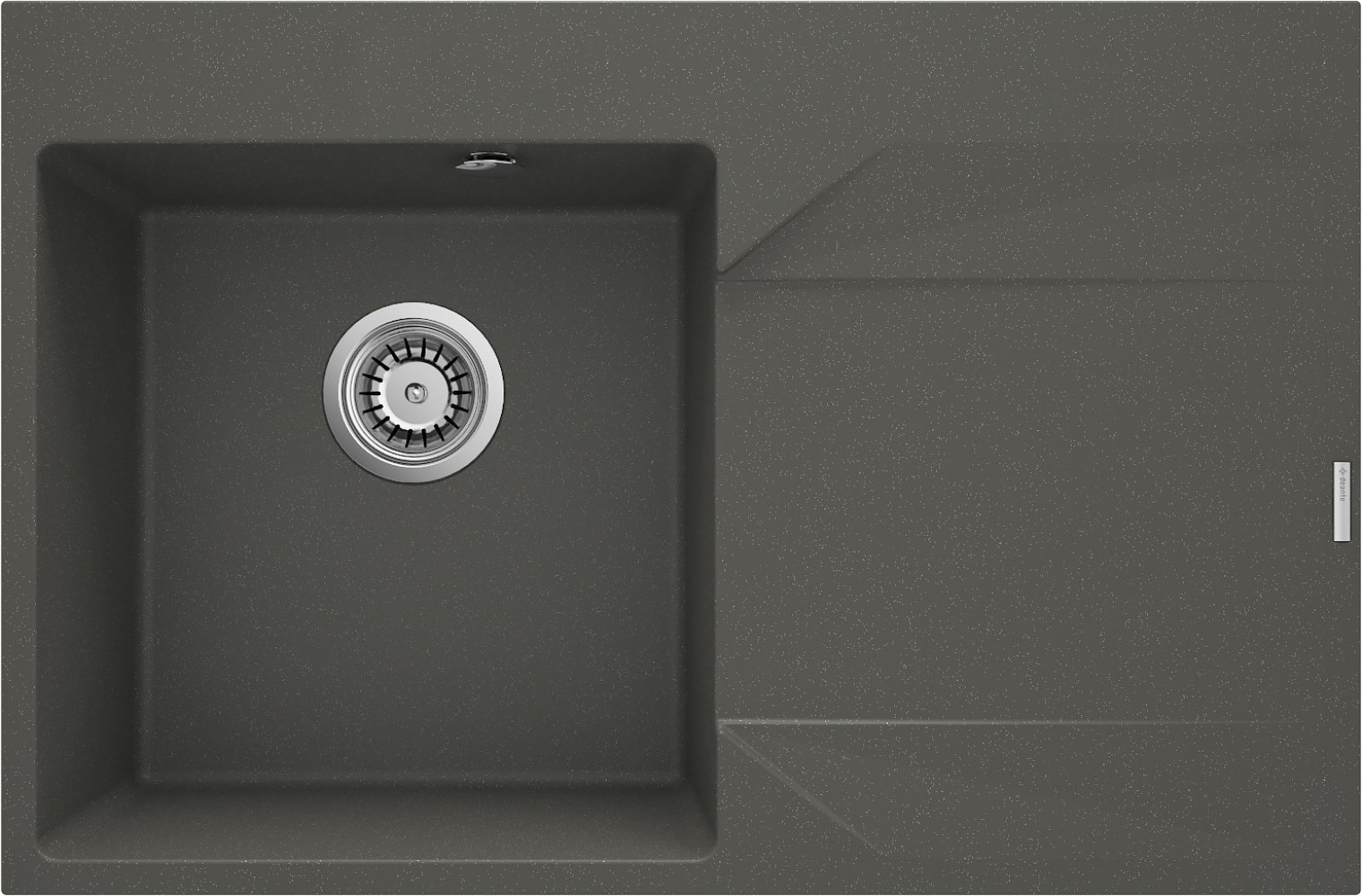 Darmowa Dostawa - Zlewozmywak granitowy 76x50 cm antracyt Deante Evora ZQJT11P