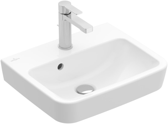 Darmowa Dostawa - Umywalka 50x37 cm prostokątna ścienna biała Villeroy & Boch O.Novo 43445001