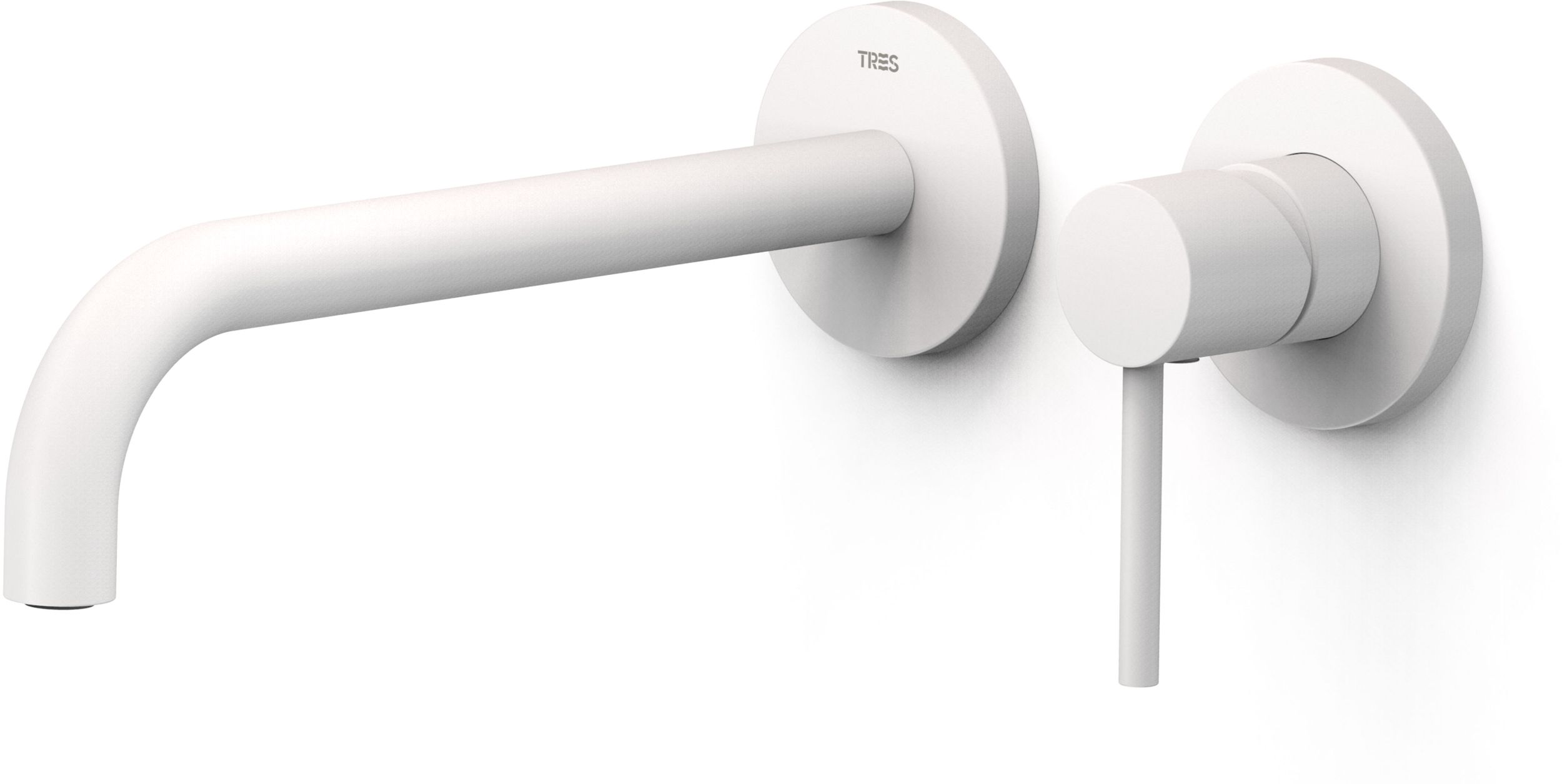 Darmowa Dostawa - Bateria umywalkowa podtynkowa biała Tres Study 26230022BM