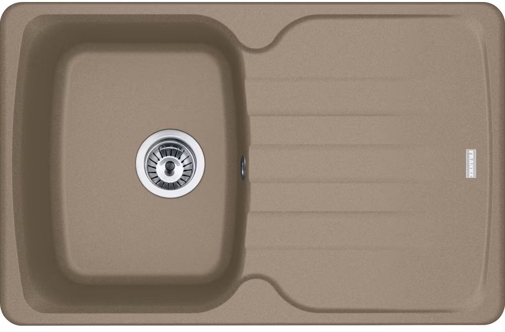 Darmowa Dostawa - Zlewozmywak granitowy 78x50 cm brązowy Franke Antea 1140676250