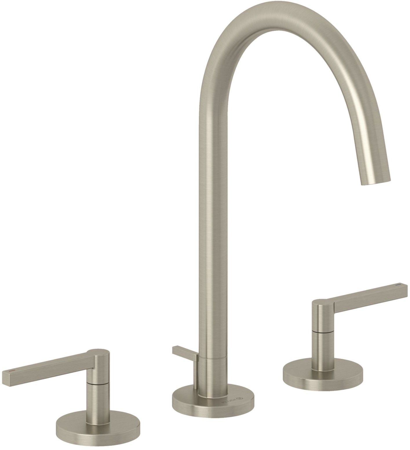 Darmowa Dostawa - Bateria umywalkowa stojąca nikiel Kludi Nova Fonte Puristic 20143N515