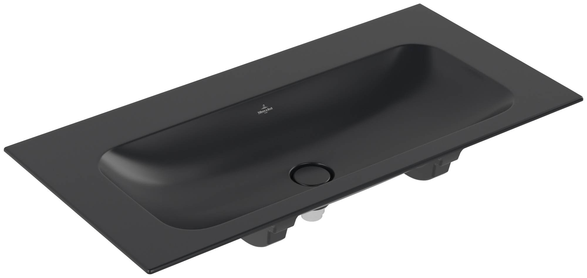 Darmowa Dostawa - Umywalka 100x50 cm prostokątna meblowa czarna Villeroy & Boch Finion 4164A3R7