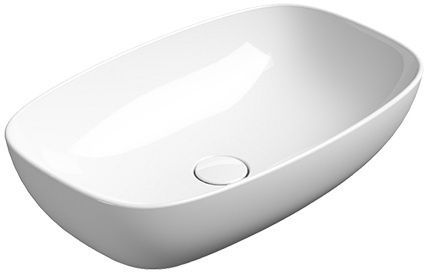 Darmowa Dostawa - Umywalka 63x38 cm nablatowa biała GSI Nubes 978311