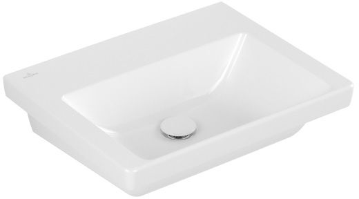 Darmowa Dostawa - Umywalka 55x44 cm prostokątna ścienna biała Villeroy & Boch Subway 3.0 4A70F601