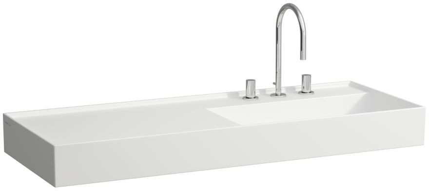 Darmowa Dostawa - Umywalka 120x46 cm prostokątna meblowa biała Laufen Kartell H8133330001121