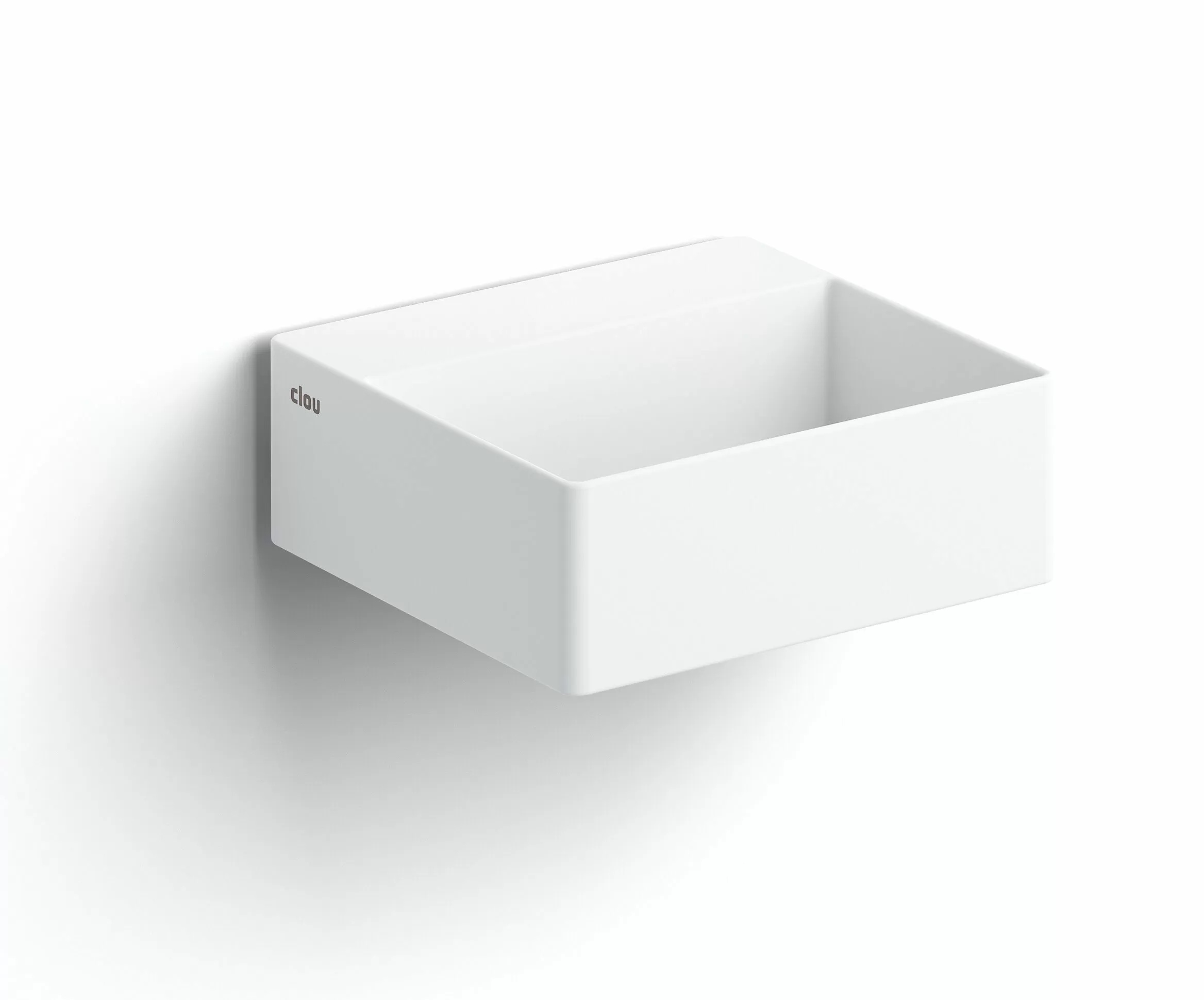 Darmowa Dostawa - Umywalka 28x27 cm prostokątna ścienna-nablatowa biała Clou New Flush CL0313410