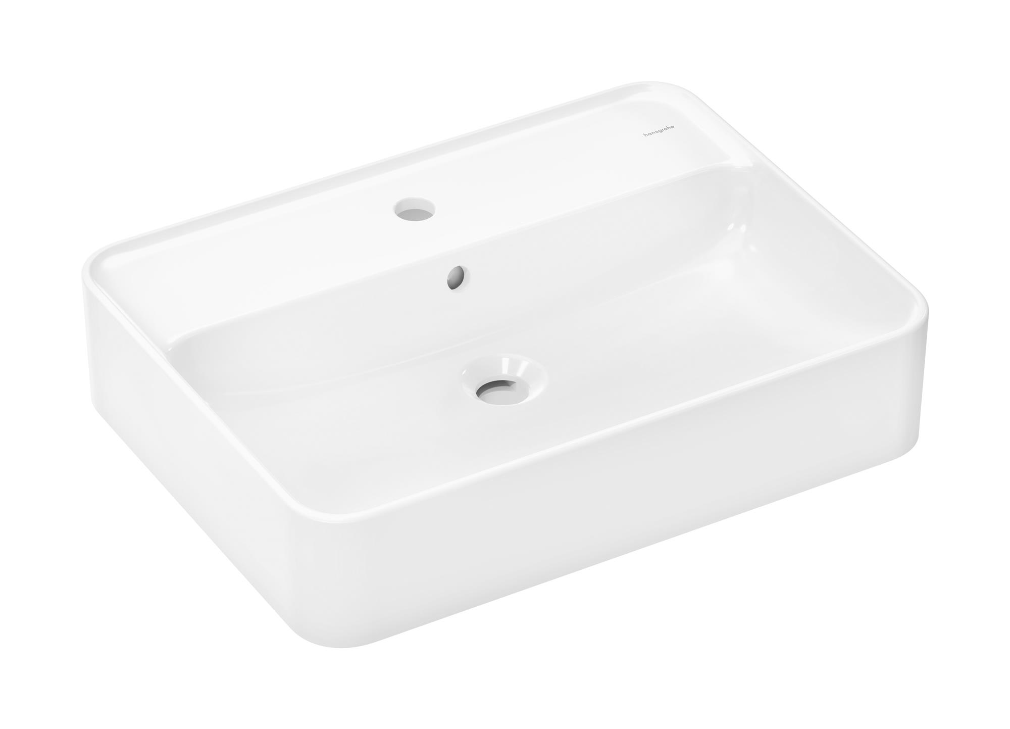 Darmowa Dostawa - Umywalka 60x45 cm prostokątna nablatowa biała Hansgrohe Xuniva Q 60172450