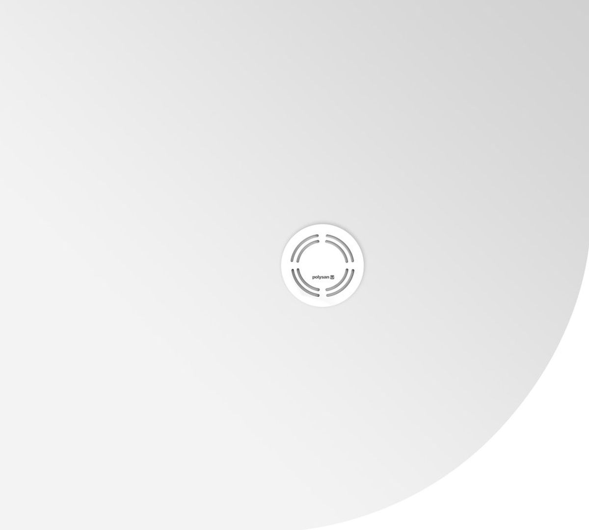 Darmowa Dostawa - Brodzik półokrągły 100x90 cm Polysan Flexia 91321