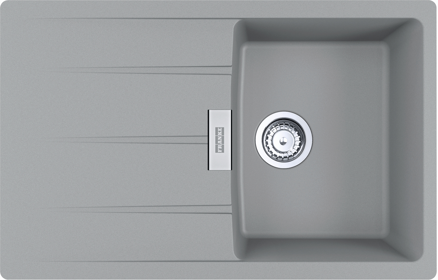 Darmowa Dostawa - Zlewozmywak granitowy 78x50 cm szary/grafitowy/onyx Franke Centro 1140687320