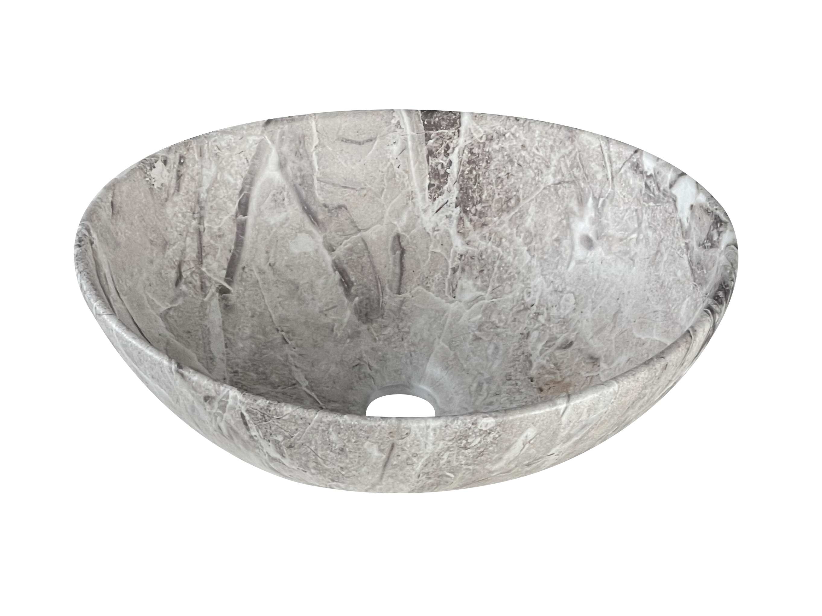 Darmowa Dostawa - Umywalka 41x33 cm owalna nablatowa brąz/beż Aquavea Fressa FRESSKAMIE