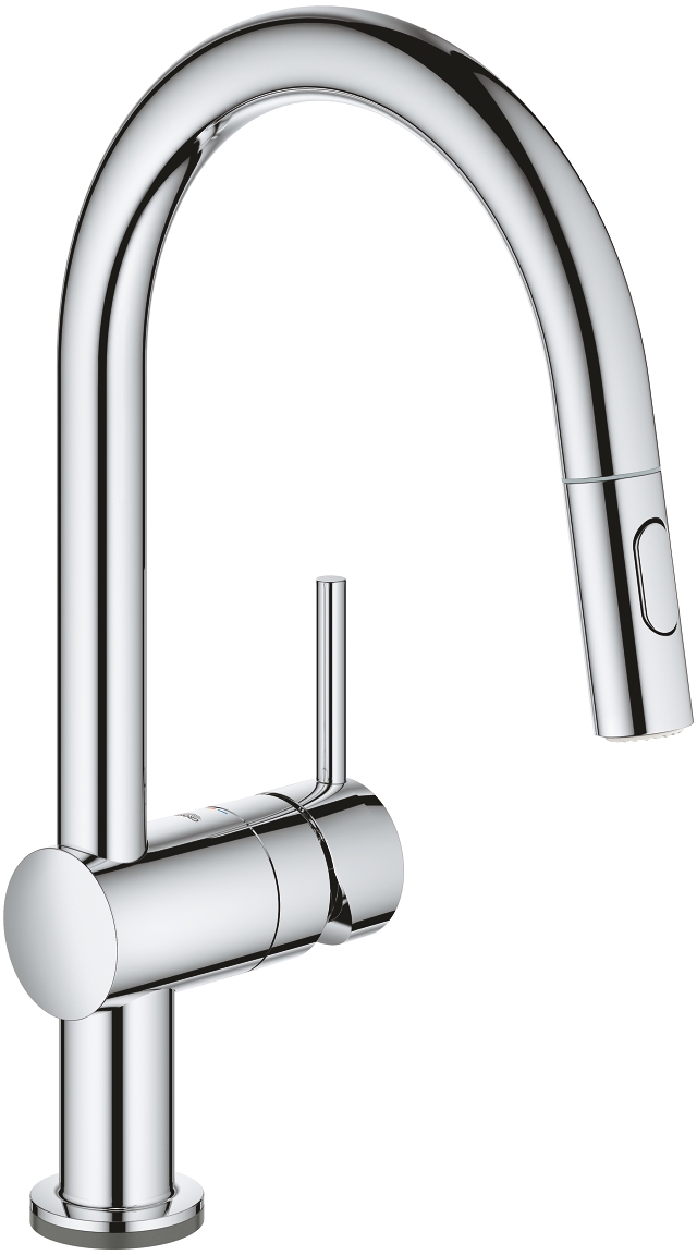 Darmowa Dostawa - Bateria kuchenna stojąca starlight chrome Grohe Minta 31358002