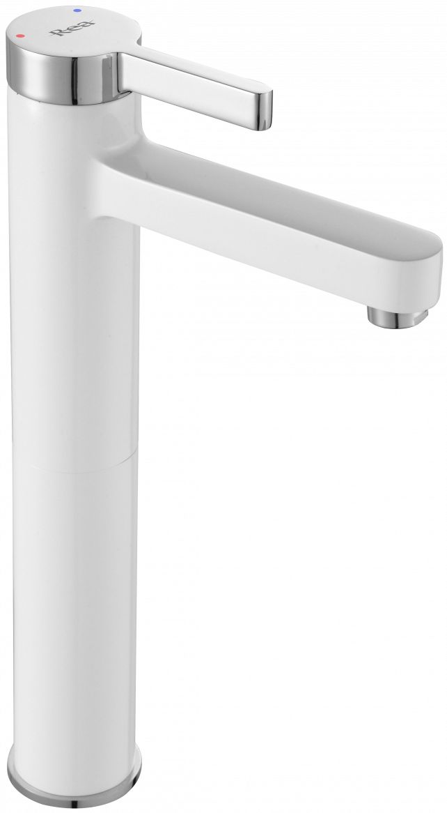 Darmowa Dostawa - Bateria umywalkowa stojąca chrom-biała Rea Polo REAB9942