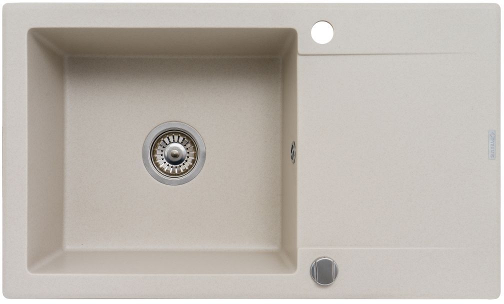 Darmowa Dostawa - Zlewozmywak granitowy 78x46 cm beżowy Pyramis Korfu 070061001