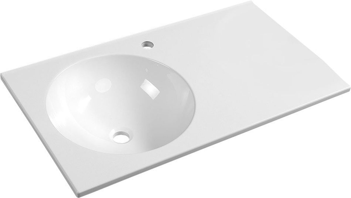 Darmowa Dostawa - Umywalka 80x47 cm prostokątna ścienna biała Sapho Juno JU080
