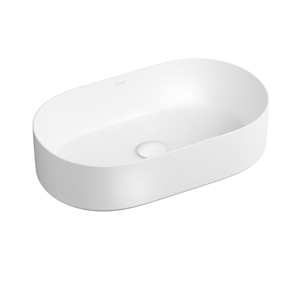 Darmowa Dostawa - Umywalka 52x30 cm owalna nablatowa biała Oltens Lom Thin 40328000