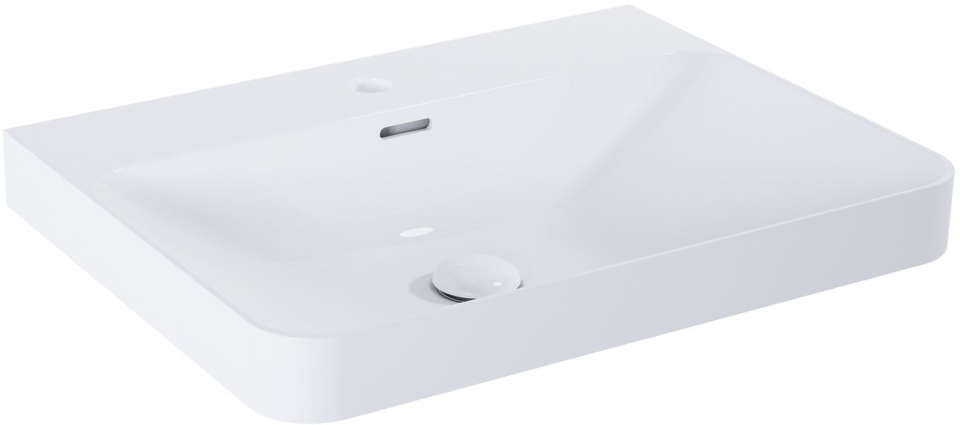 Darmowa Dostawa - Umywalka 61x46.1 cm prostokątna meblowa biała Elita Soft RE040060118060