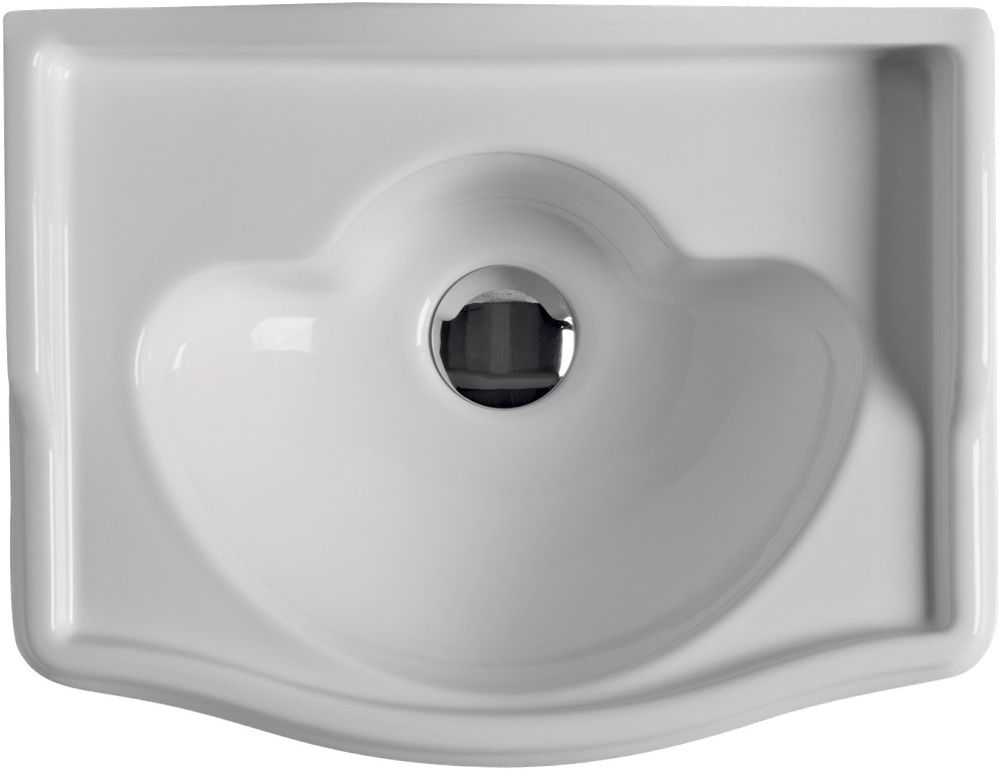 Darmowa Dostawa - Umywalka 41x32 cm ścienna biała Kerasan Retro 103301