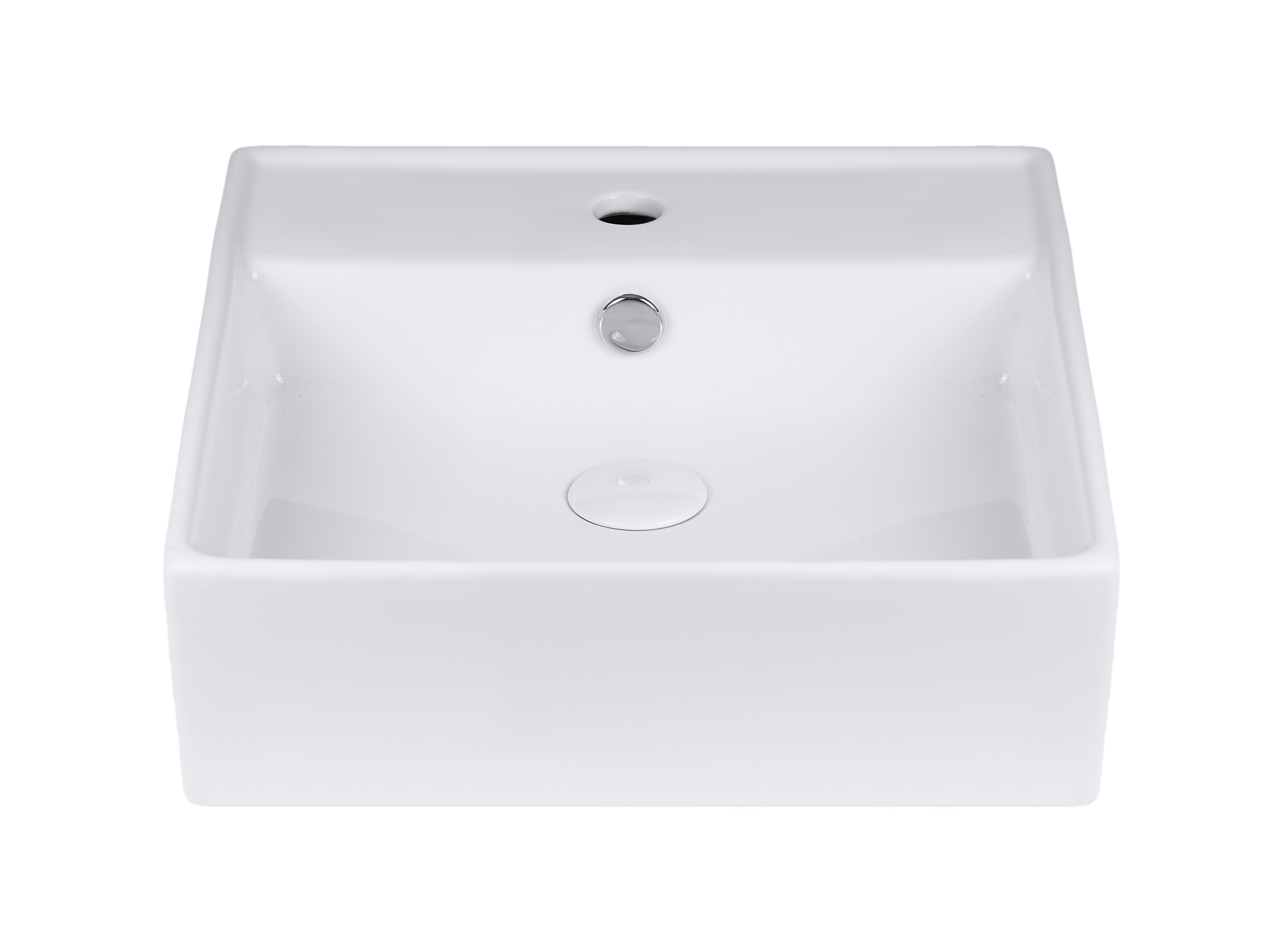 Darmowa Dostawa - Umywalka 46.5x46.5 cm kwadratowa biały Uptrend Medusa TR4032