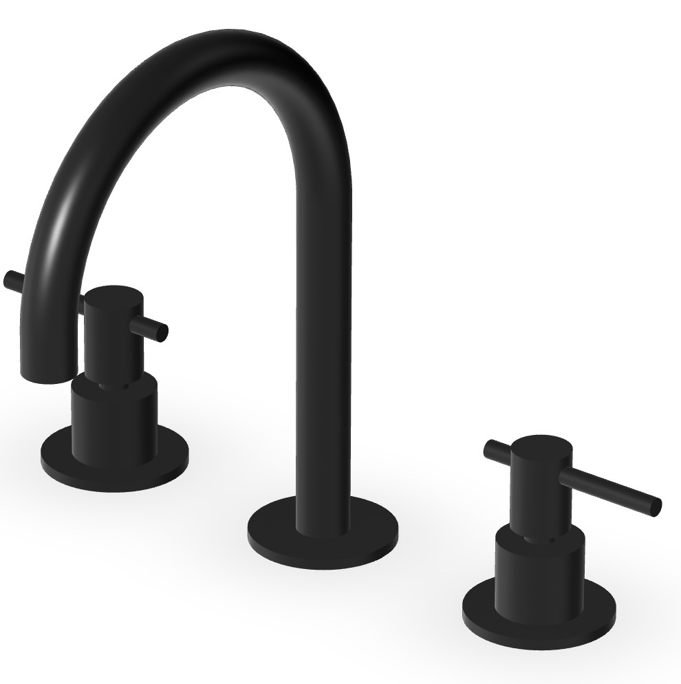 Darmowa Dostawa - Bateria umywalkowa stojąca czarna Zucchetti Helm ZHL515XP81