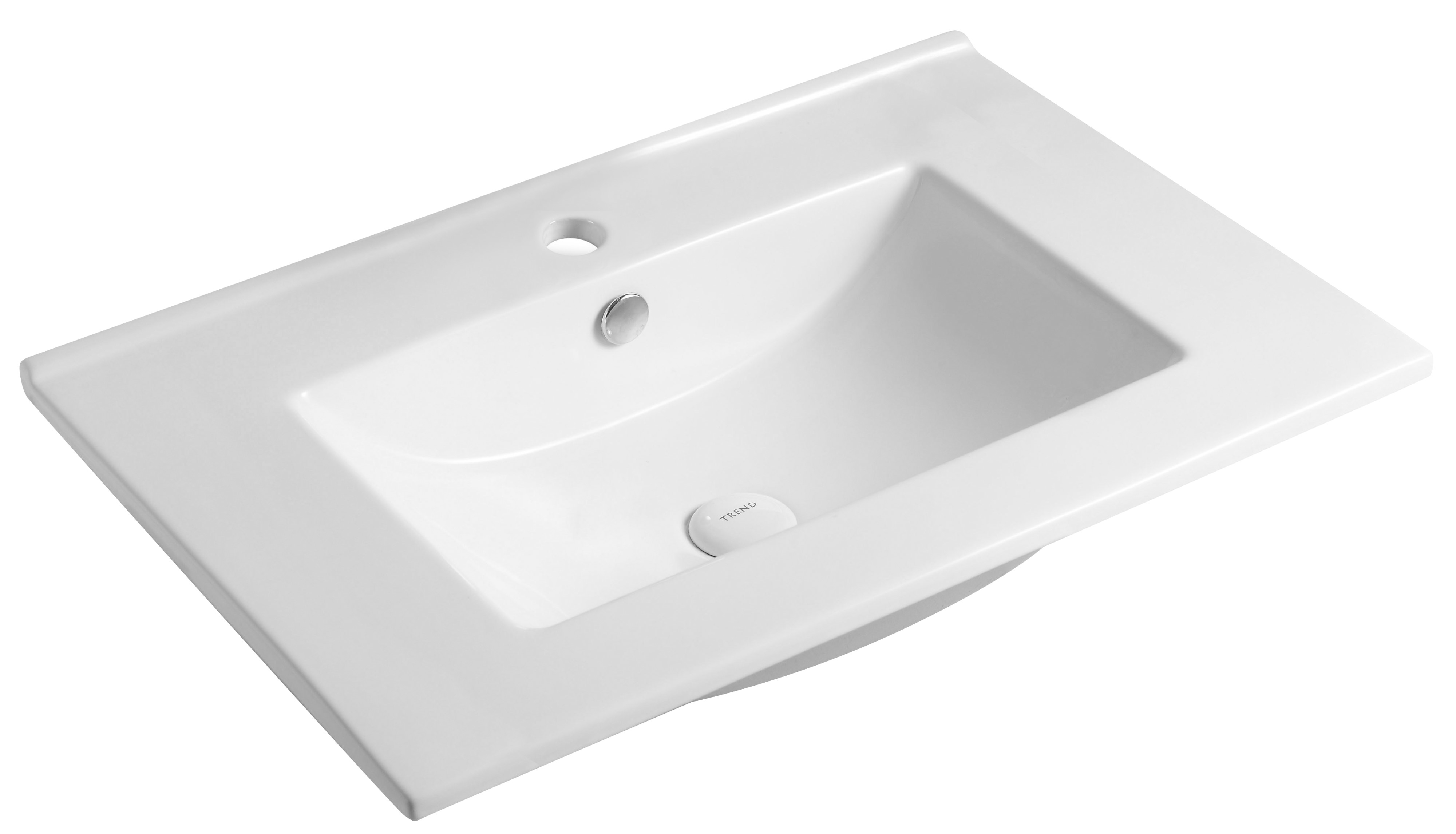 Darmowa Dostawa - Umywalka 80x46 cm prostokątna biały Uptrend Neva UP4530800