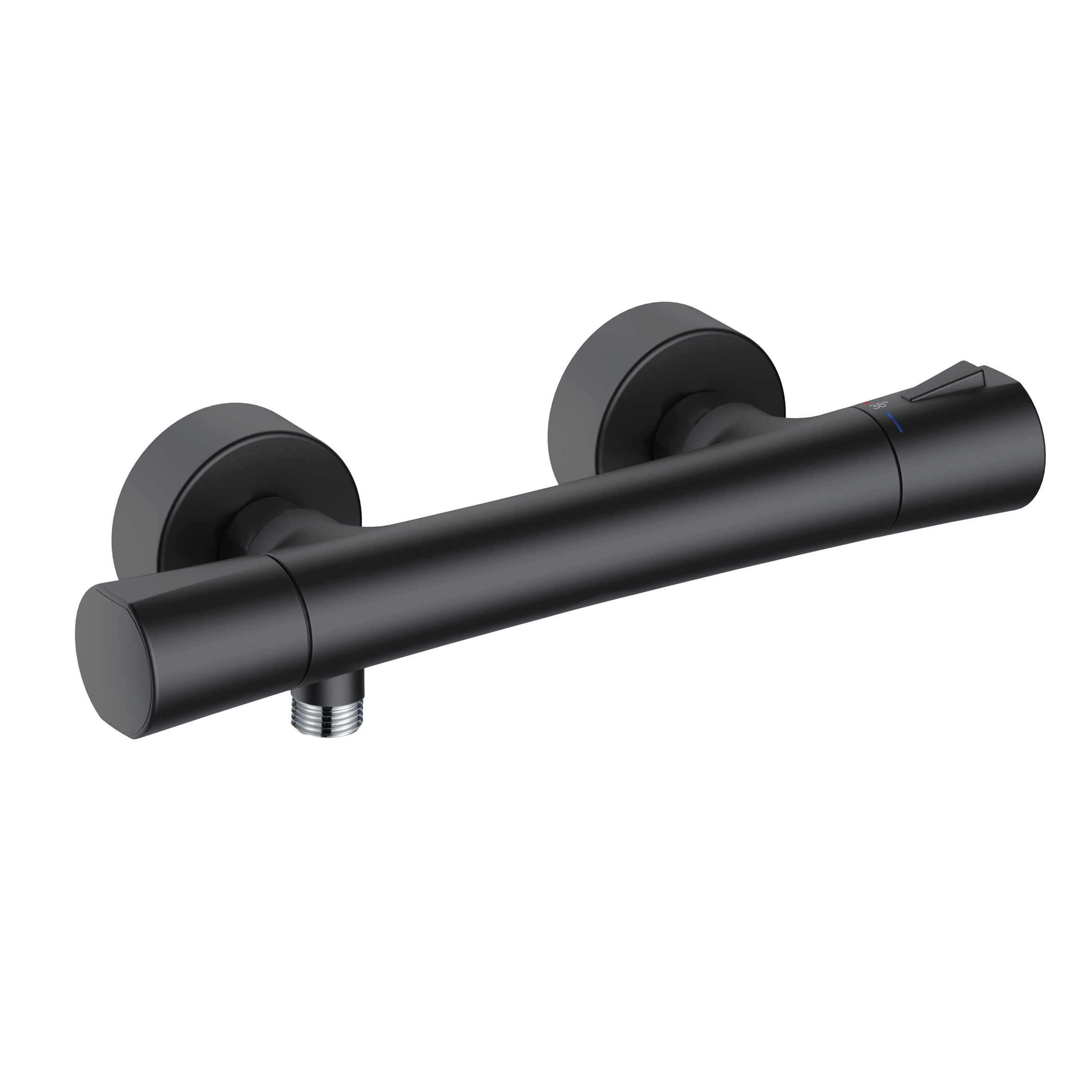 Darmowa Dostawa - Bateria prysznicowa ścienna czarny Kludi Zenta SL 351003938