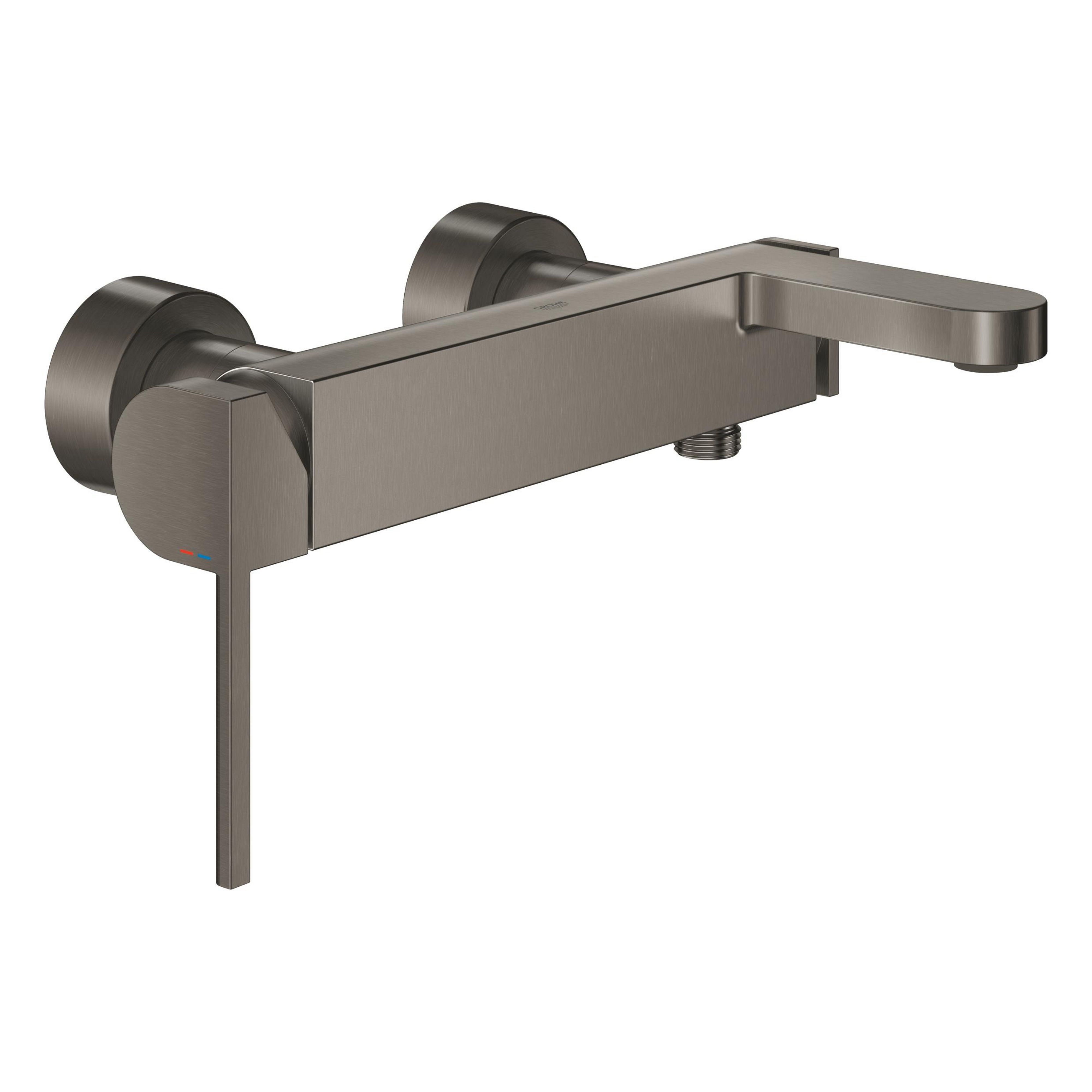 Darmowa Dostawa - Bateria wannowo-prysznicowa ścienna brushed hard graphite Grohe Plus 33553AL3