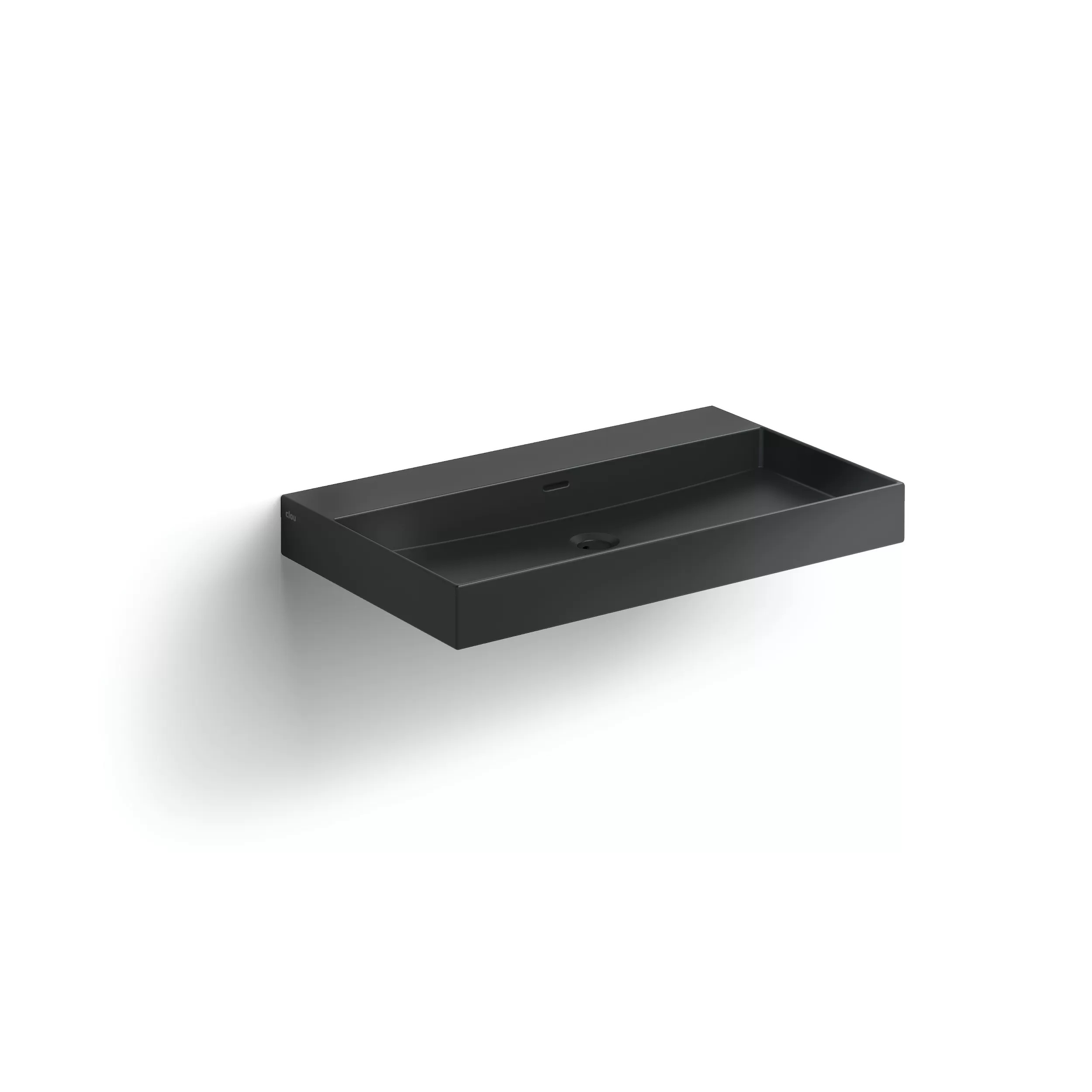 Darmowa Dostawa - Umywalka 70x42 cm prostokątna ścienna-nablatowa czarna Clou New Wash Me CL0230432
