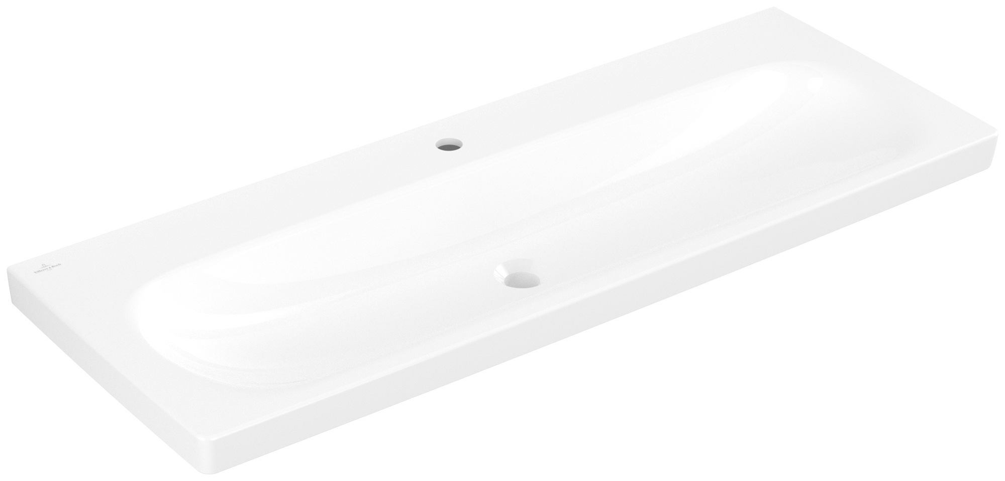 Darmowa Dostawa - Umywalka 120x46 cm prostokątna meblowa biała Villeroy & Boch Skyla 5A51C1R1