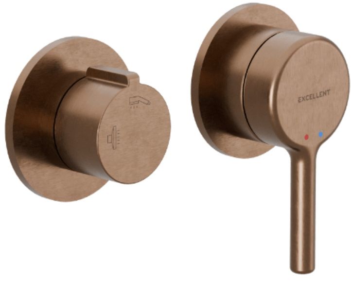 Darmowa Dostawa - Bateria wannowo-prysznicowa podtynkowa miedź Excellent Pi AREX124002CB