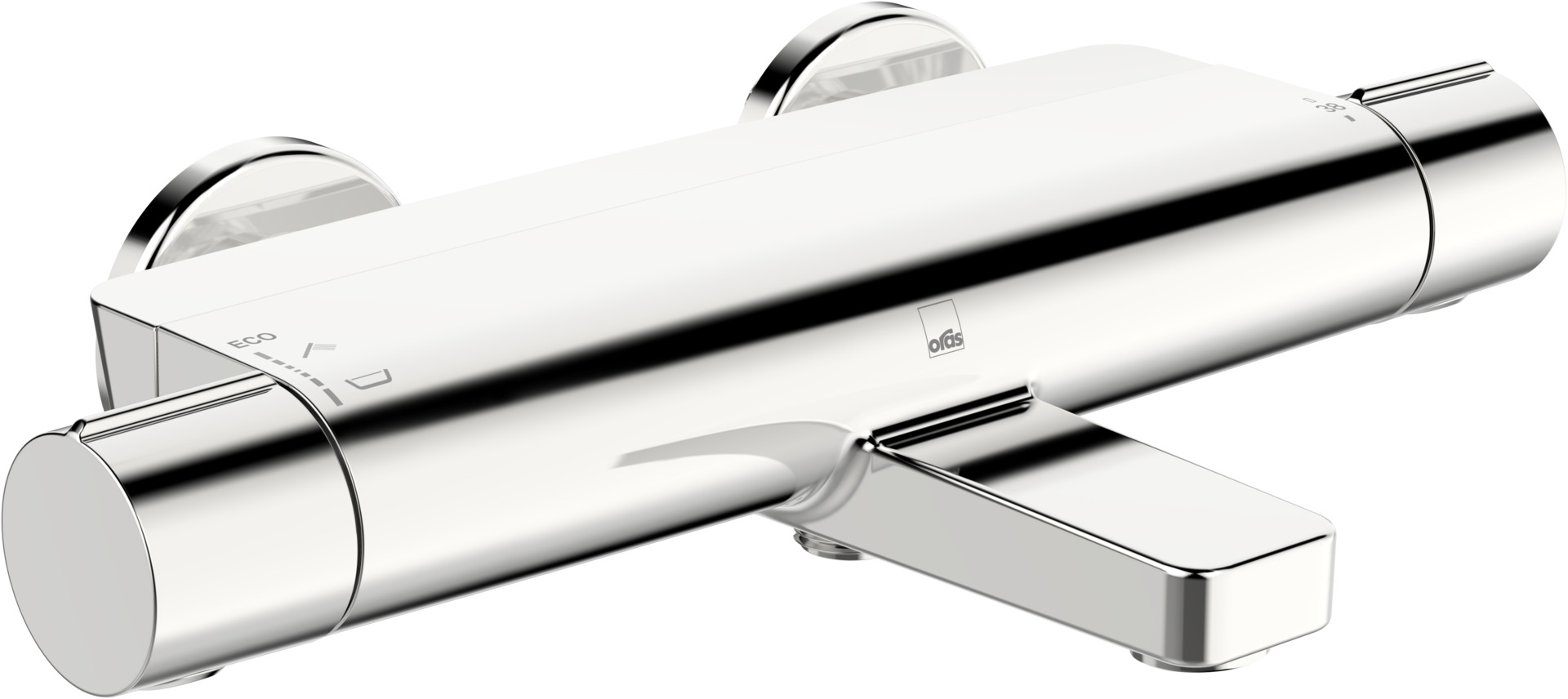Darmowa Dostawa - Bateria wannowo-prysznicowa ścienna chrom Oras Optima Style 7140NU