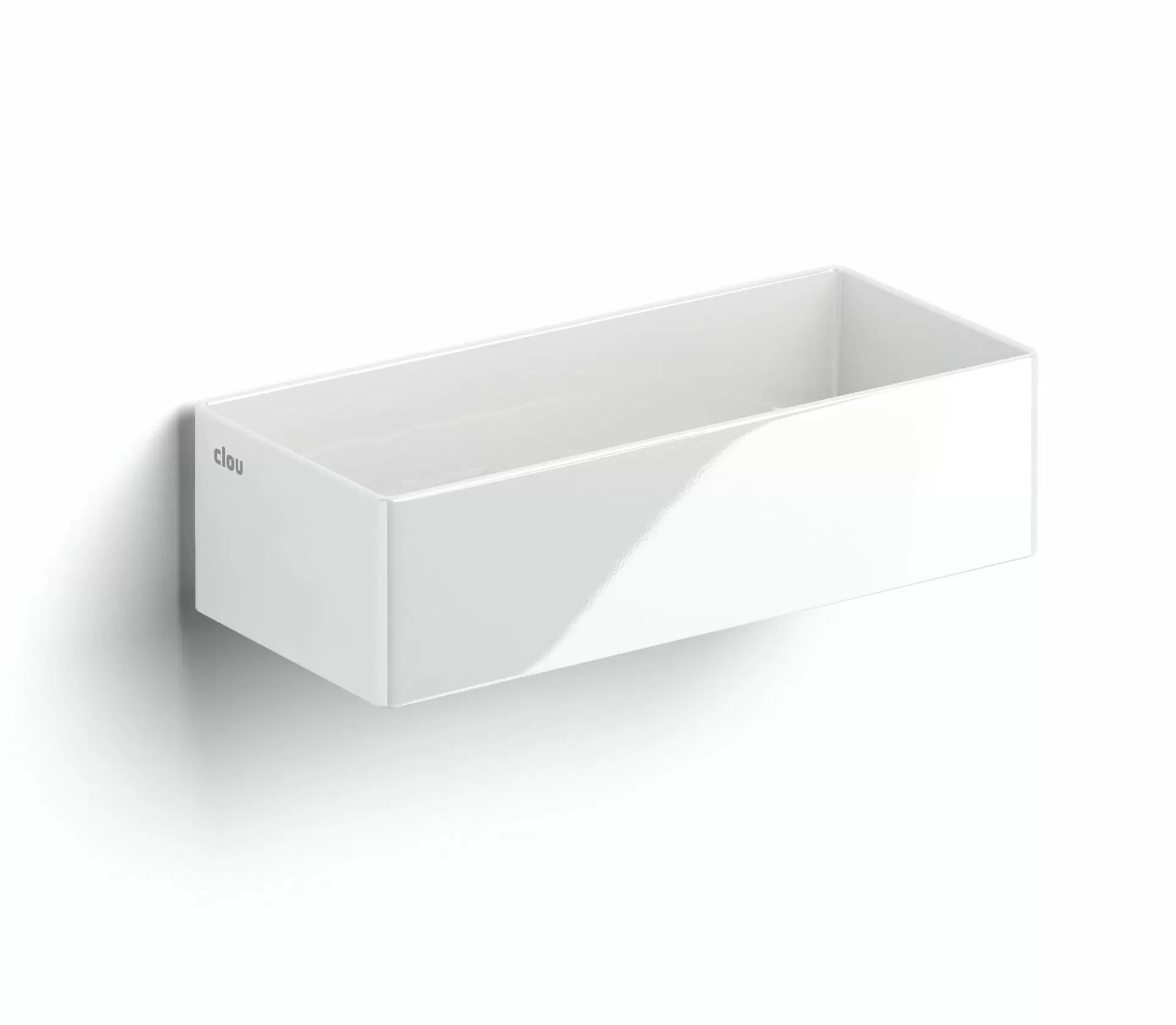 Darmowa Dostawa - Umywalka 38x18 cm prostokątna ścienna-nablatowa biała Clou New Flush CL0303431