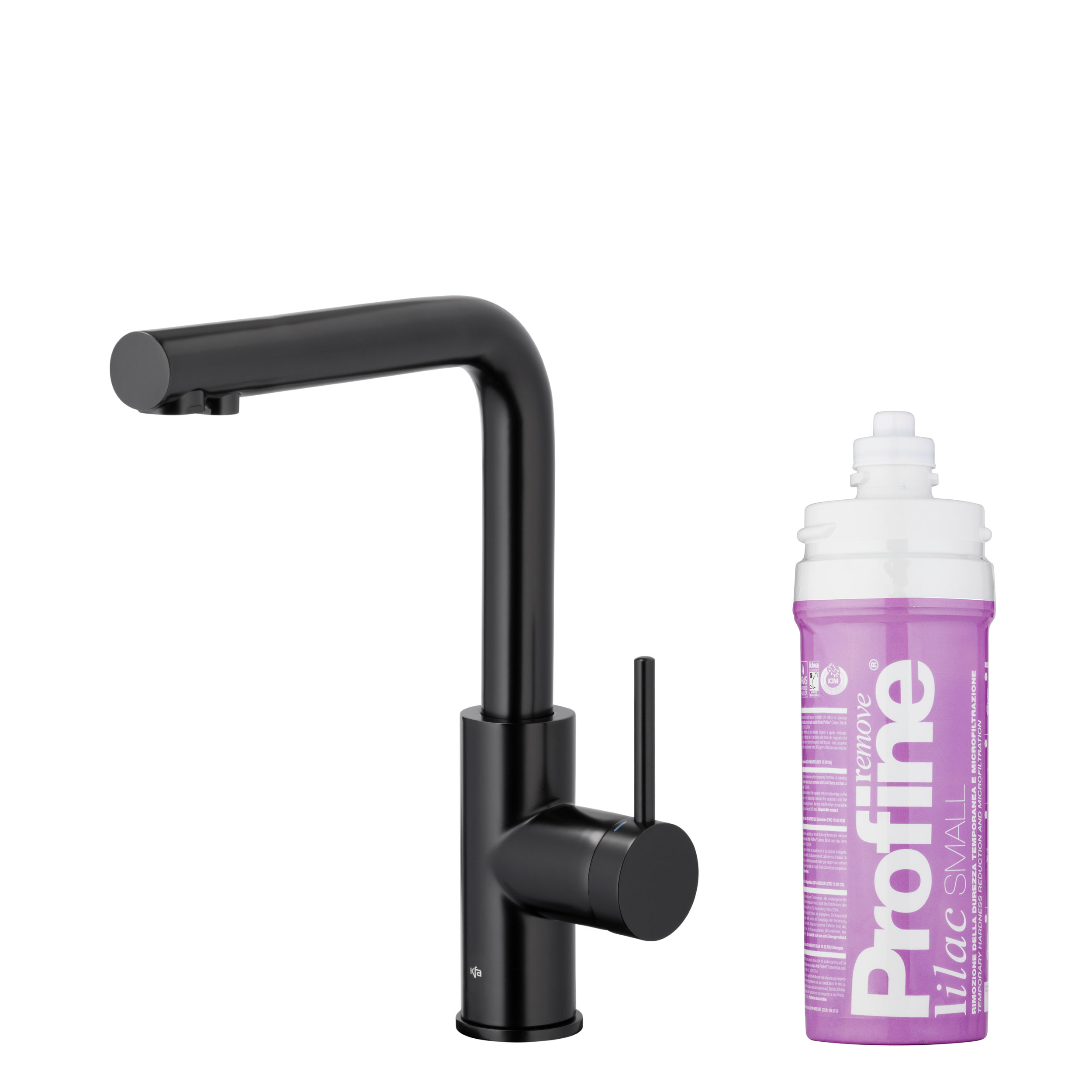 Darmowa Dostawa - Bateria kuchenna z filtrem stojąca czarna KFA Armatura Duero Pure Basic 662391581