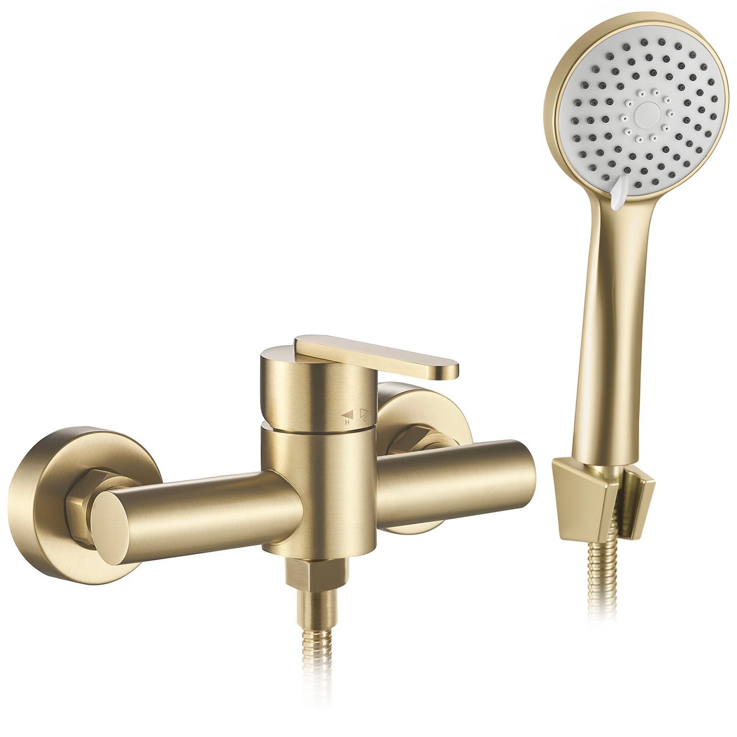 Darmowa Dostawa - Bateria prysznicowa ścienna złota Rea Ontario REAB5501