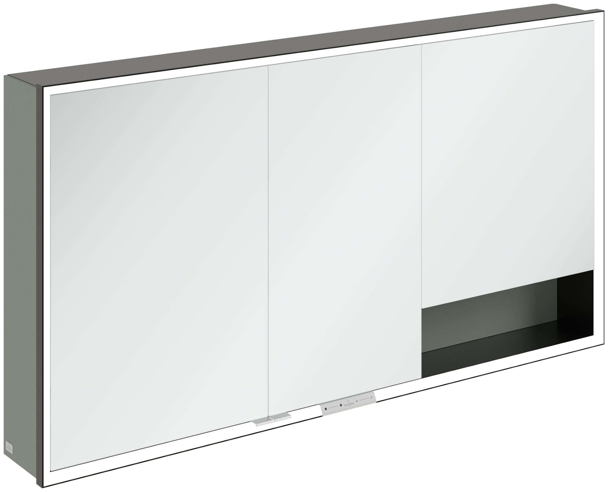 Darmowa Dostawa - Szafka 140x16.8x75 cm z lustrem czarna-zielona Villeroy & Boch My View+ B48114AF