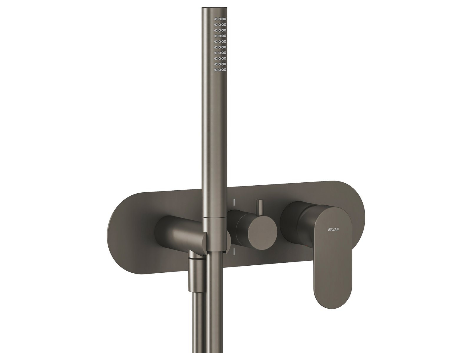 Darmowa Dostawa - Bateria wannowo-prysznicowa podtynkowa grafitowa Ravak Eleganta X070337