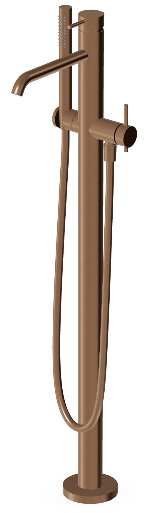 Darmowa Dostawa - Bateria wannowo-prysznicowa wolnostojąca Zucchetti Helm ZHE730XP21