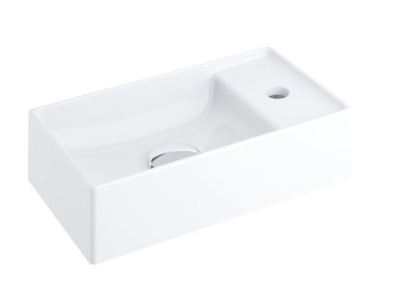 Darmowa Dostawa - Umywalka 40x22 cm prostokątna meblowa biała Ravak Veda XJX01240000