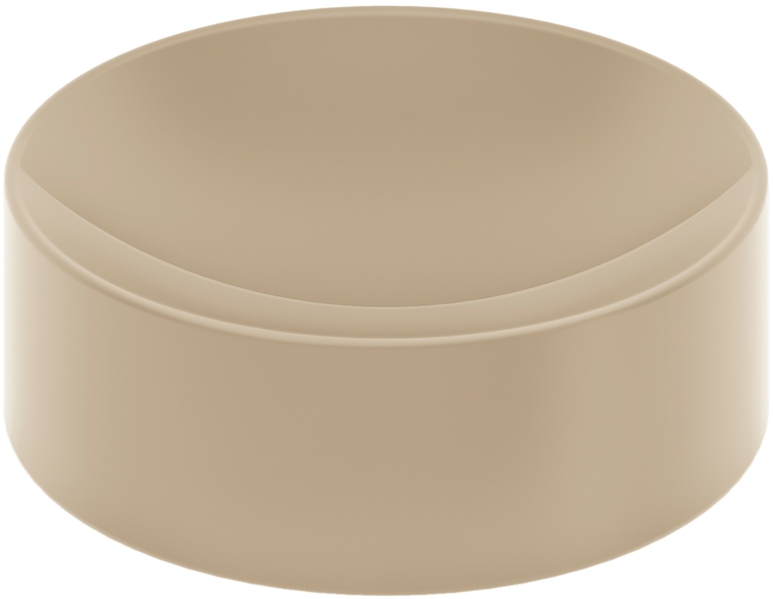 Darmowa Dostawa - Umywalka 22x22 cm okrągła nablatowa brąz/beż Clou Vale CL0334164