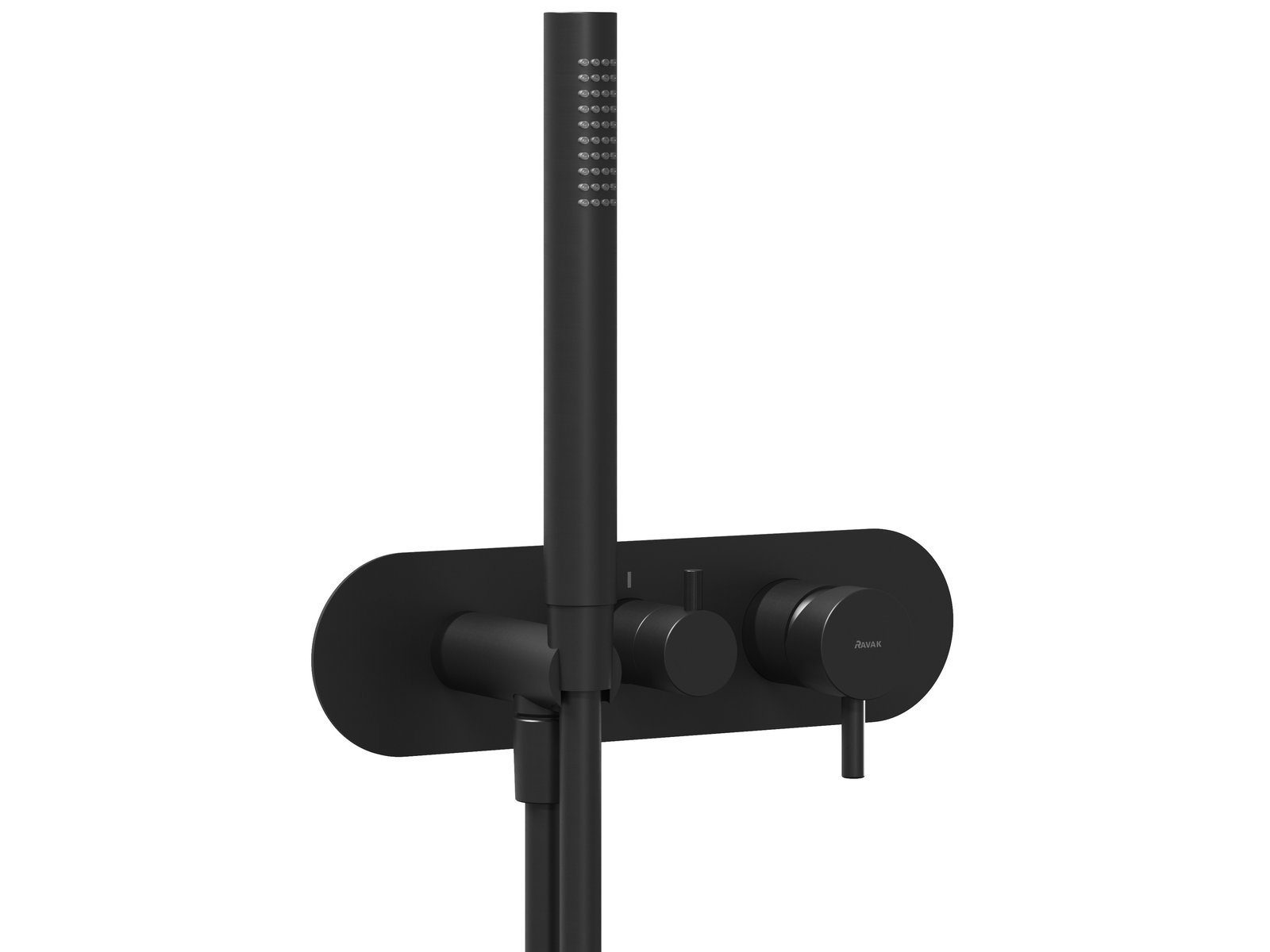 Darmowa Dostawa - Bateria wannowo-prysznicowa podtynkowa czarna Ravak Espirit X070282