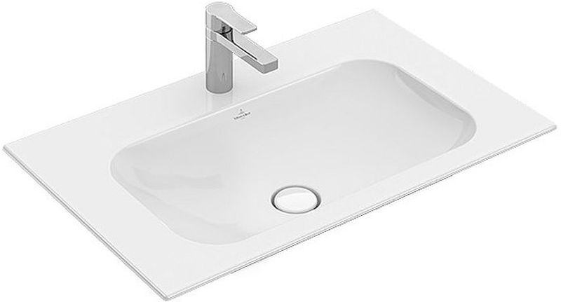 Darmowa Dostawa - Umywalka 80x50 cm prostokątna meblowa biała Villeroy & Boch Finion 416484R1