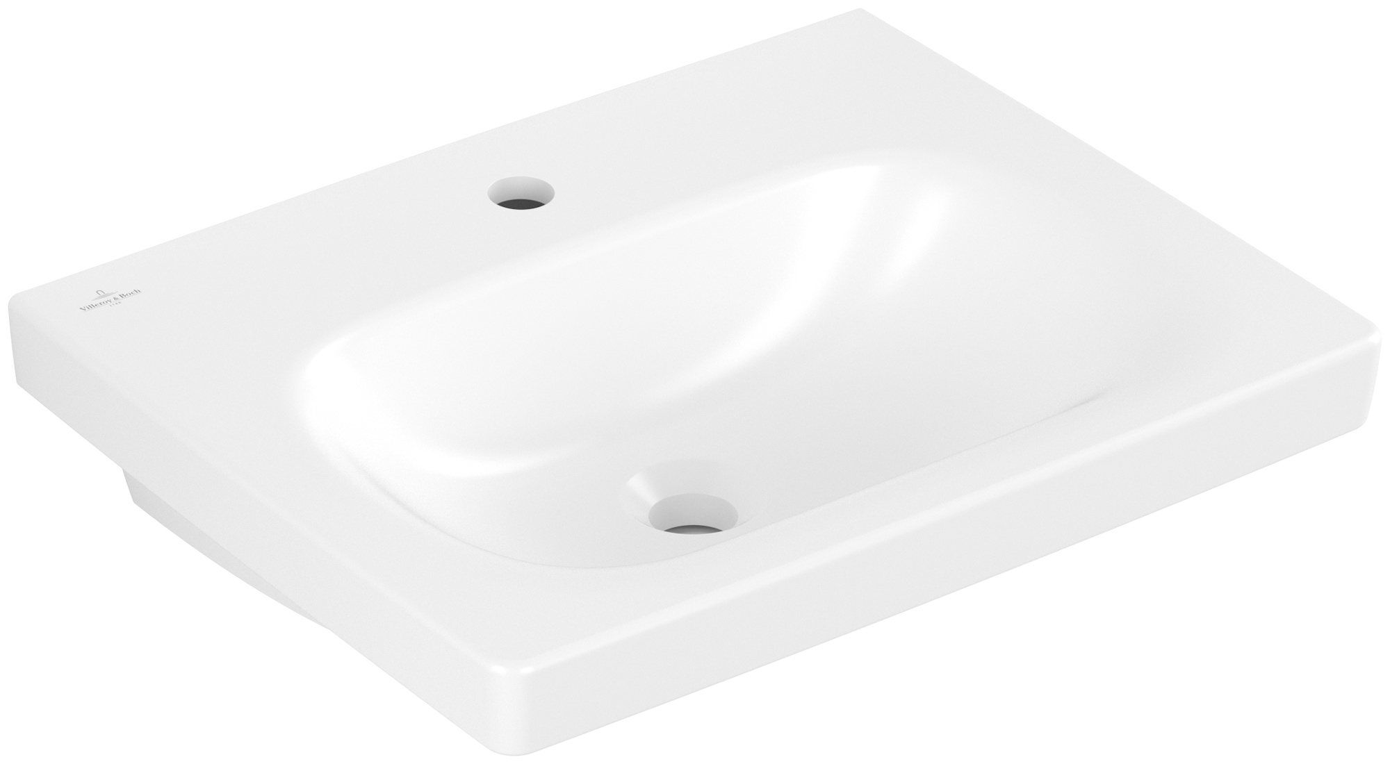 Darmowa Dostawa - Umywalka 55x44.5 cm prostokątna meblowa biała Villeroy & Boch Skyla 5A5156RW