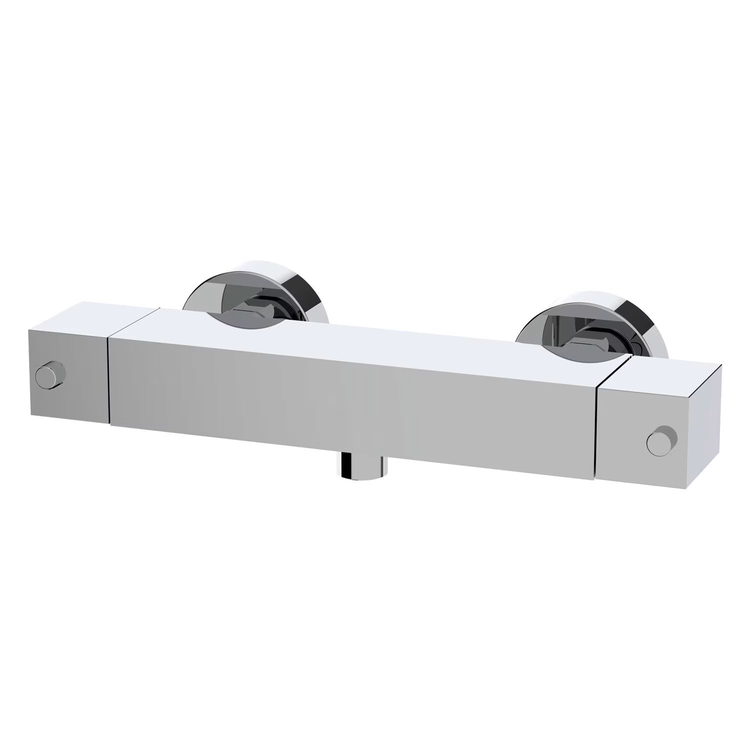 Darmowa Dostawa - Bateria prysznicowa ścienna z termostatem chrom Kronenbach Quara 3.0 KB100362C10