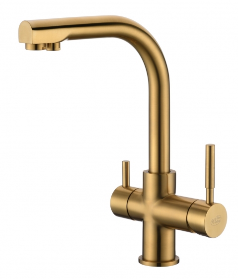 Darmowa Dostawa - Bateria kuchenna stojąca złoto/stare złoto Blue Water Alabama 5901730616668