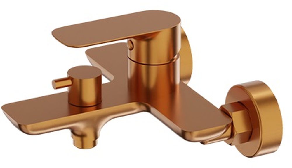 Darmowa Dostawa - Bateria wannowo-prysznicowa ścienna miedź LaVita Spark 5900378341802