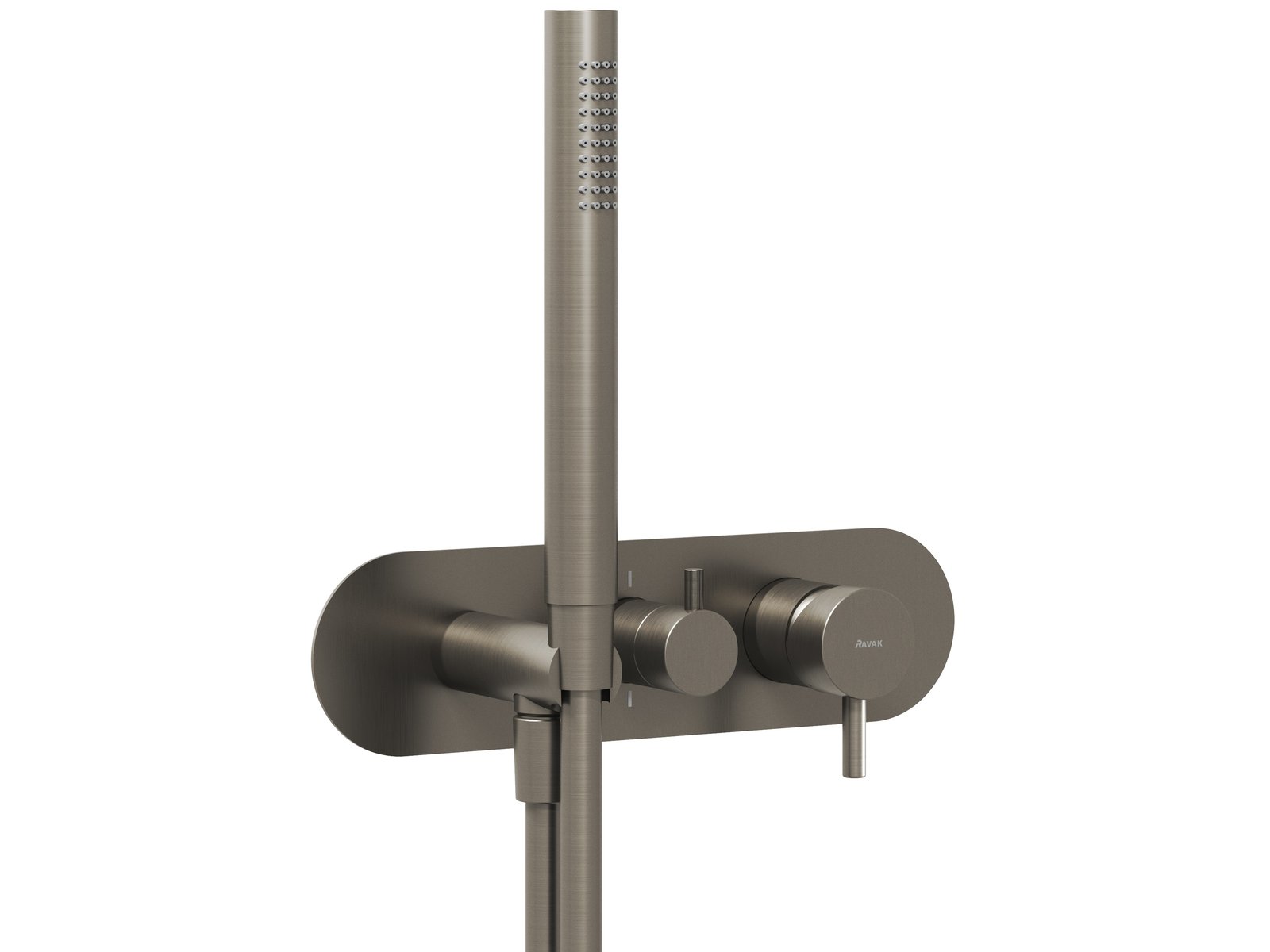 Darmowa Dostawa - Bateria wannowo-prysznicowa podtynkowa grafitowa Ravak Espirit X070324