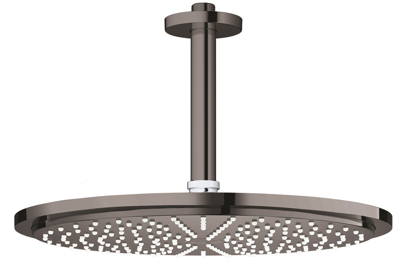 Darmowa Dostawa - Deszczownica z ramieniem 31x31 cm okrągła hard graphite Grohe Rainshower 26067A00