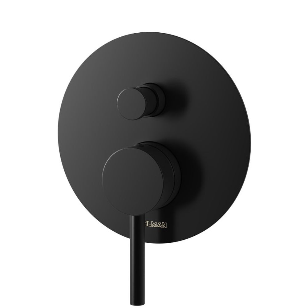 Darmowa Dostawa - Bateria wannowo-prysznicowa podtynkowa czarna Kohlman Axel Black QW210AB